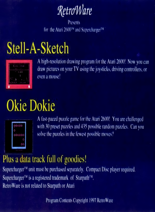 Stell-a-sketch (Homebrew) — Box back